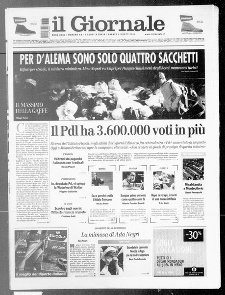 Il giornale : quotidiano del mattino